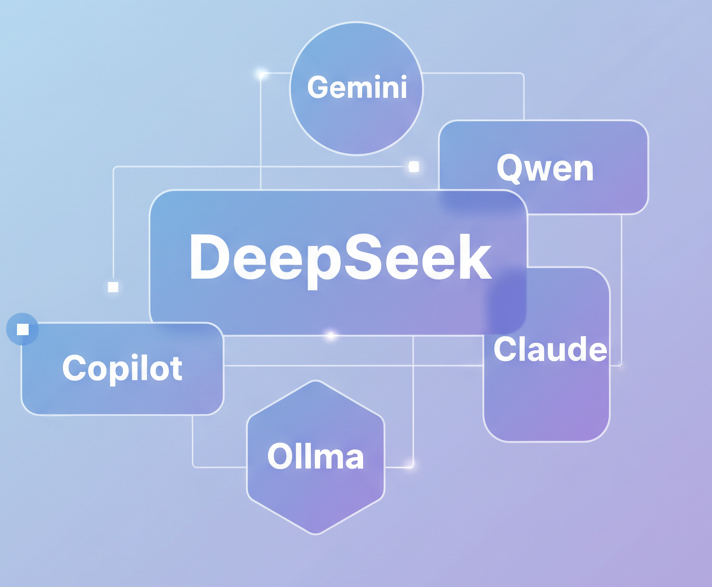 DeepSeek、Qwen、Gemini、Copilot、Claude